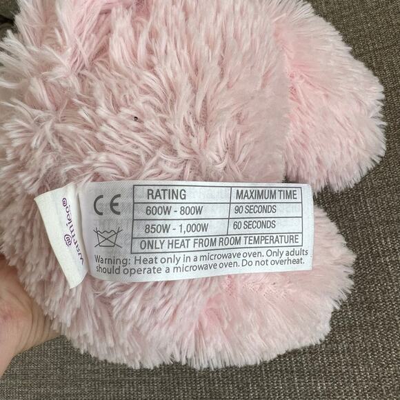 Pink Unicorn Warmies Stuffed Animal Plush Rainbow Spakle - Picture 9 of 13